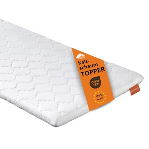 sleepling 194491 Topper Kaltschaum 120 x 200 x 6 cm, weiß