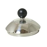 Alessi 9093 Kettle Lid Replacement Part (With Black Knob for 9093 Blue)