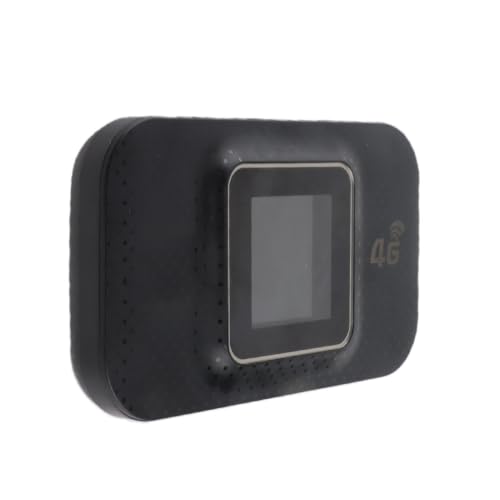 Image of Dpofirs 4G Portable WiFi Hotspot Router with 1.44in Color Screen, 3650mAh Battery, Micro SIM Card Slot for Travel, Laptop, & Mobile Device Internet (Black)