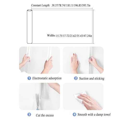 Rollo de plástico transparente protector contra salpicaduras de cocina 7