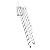 Undercat Wall-Mounted Attic Ladder, 12 Steps Pull Down Attic Stairs, Telescoping Folding Stairs with Pull Rod & Handrails, Retractable Loft Ladder, 661Lbs Load Capacity (Black)