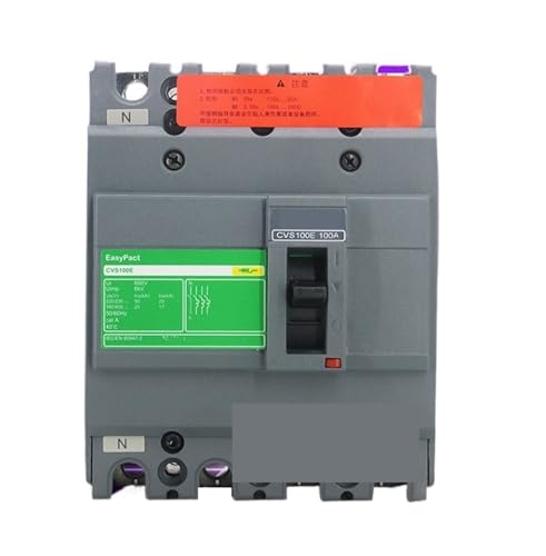 Disjoncteur boîtier moulé 4P 100A avec pouvoir de coupure 25KA contre les surcharges