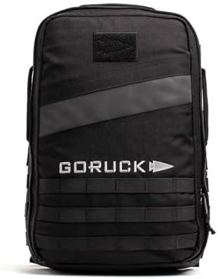 Amazon.com: GORUCK Rucker 4.0 20L Black with White Embroidery  