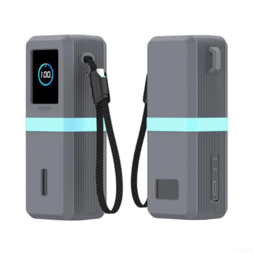 Custom Fit Silicone Skin for Anker A1695 18x12x4cm(Gray)