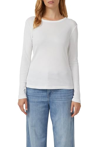 T-Shirt s.Oliver 2175996 blanc 0100 avec finitions premium pour femmes