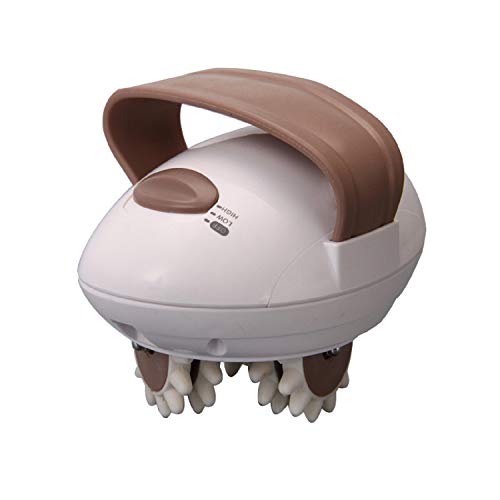 Preisvergleich Produktbild Zerotwo KörperMassager 3D Massageroller KöRper Elektrisch Handheld Ganzkörpermassage Massagegerät Anti-Cellulite für Gesicht, Arm, Hand, Hals, Fuß und Körper formen (Khaki)
