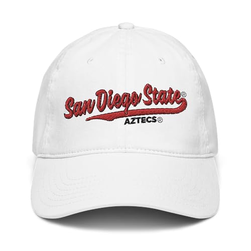 Gorra blanca ajustable San Diego State Aztecs miniatura 2