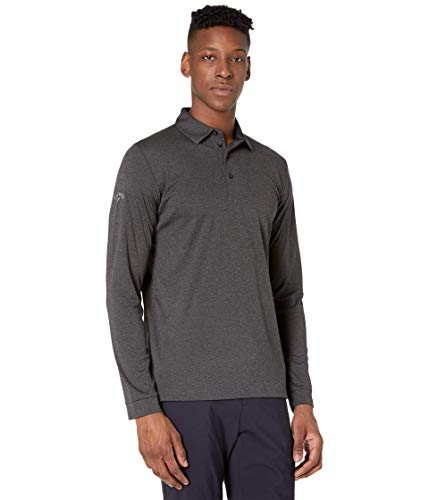Callaway Polo para Hombre de Manga Larga con Tecnología Moisture Wicking y Tejido Elástico (Disponible en Tallas Grandes) miniatura 1
