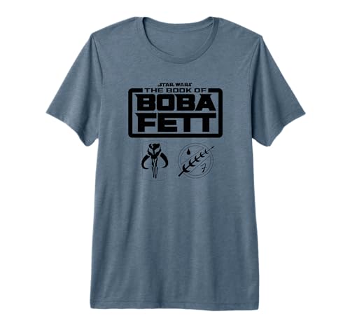 T-shirt Star Wars Boba Fett Premium en coton peigné et finitions soignées