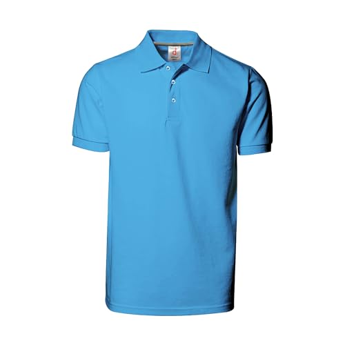 Polo de sport en coton durable haut de gamme à coupe droite