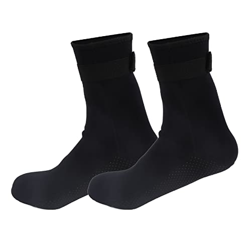 3mm Neoprene Dive Socks Breathable Stretchy Slip Diving Wetsuit Socks for Women Men (M)