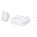 Arlo Home Security System - Wired Keypad Sensor Hub, (2) 8-in-1 Sensors, 24/7 Professional Monitoring- No Contract Required, DIY Installation, Alarm System for Home Security – SS1201, White