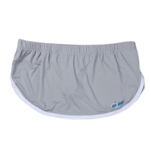 Mendove Men's Split Side Short Shorts Sexy Open Mini Skirt with Thong Breathable Boxer Underwear4