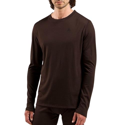 Camisa Odlo Natural Merino 160 con cuello redondo LS para hombre