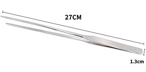 Image of Jumbo Size 27cm Stainless Steel Straight Tweezer /Clipper /Tong Scissor for Maintenance of Planted Aquarium or Reef Aquarium Tool Plier for Fish Tank