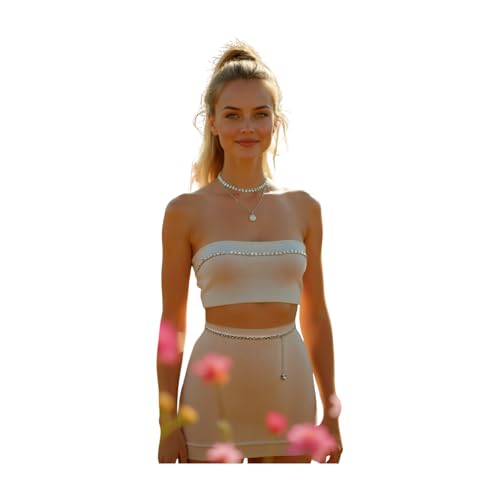 Women Bling Fashion Belt Silver Metal Chain Ultra Skinny Rhinestones Band XS S M