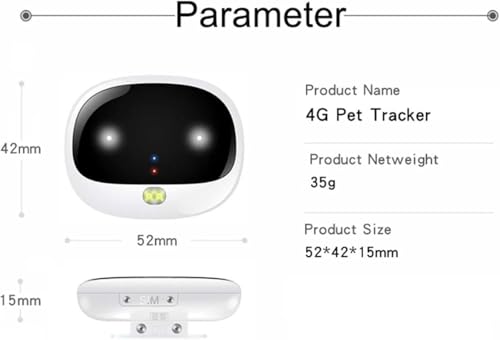 Collier de suivi GPS sans fil pour chiens | Clôture étanche rechargeable avec surveillance vocale et alarme de batterie faible | Convient pour les chiens de petite et moyenne taille