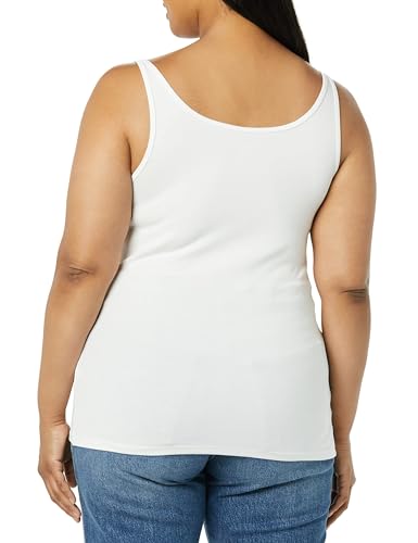 Image of Amazon Essentials Women's Slim-Fit Thin Strap Tank Top, Pack of 2
