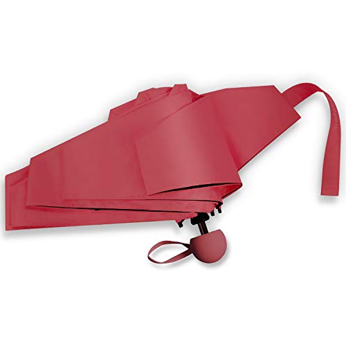 image for TradMall Mini Travel Umbrella, 6 Ribs Portable Lightweight Compact Par