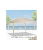 Color beige. PAPILLON Tela Recambio para pergola Plegable Aluminio