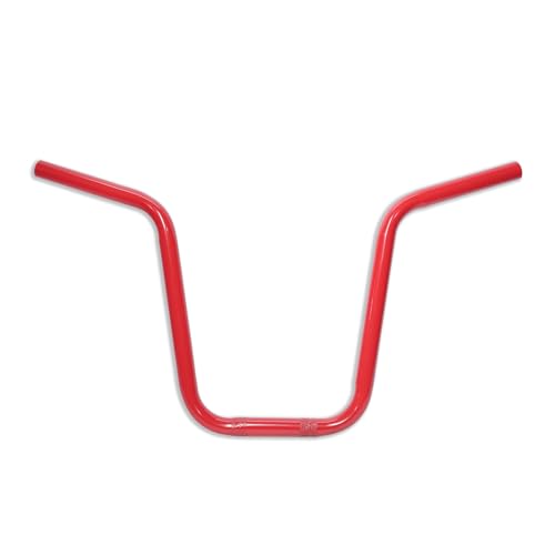 Image of JMCHstore Red 13'' Ape Hangers 7 /8'' Mini Bike Handlebars for Coleman B200R CT200U Motovox MBX10 Mega moto MMB80 Trailmaster MB200 100cc 200cc Mini Bike Parts