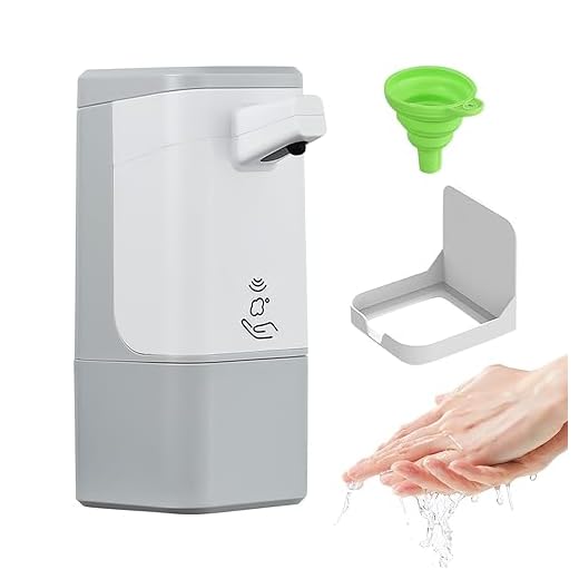 Dispensador de automático - Distribuidor de elétrico 20 onças sem toque com 3 níveis ajustáveis ​​,Distribuidor de manual para pia de cozinha, dispensador automático de para banheiro Money money