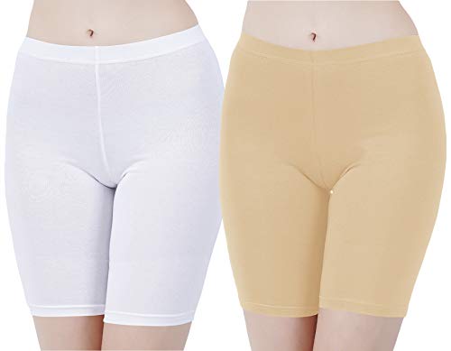Image of Buy That Trendz Cotton Lycra Tight Fit Stretchable Cycling Shorts Womens | Shorties for Active wear /Exercise /Workout /Yoga /Gym /Cycle /Running Red Grey Combo Pack of 2