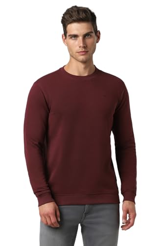 Image of Van Heusen Men Round Neck Cotton Sweatshirt