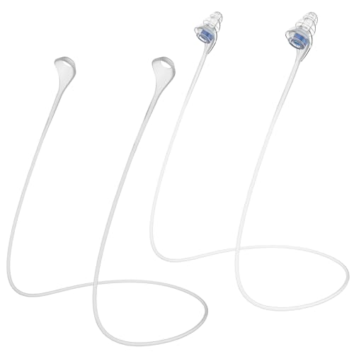 Hearprotek [2pcs] Earplugs Connector Cord, Earplug Lanyard, Replaceable Silicone Cord for Earplugs, Compatible with Hearprotek Concert Ear Plugs