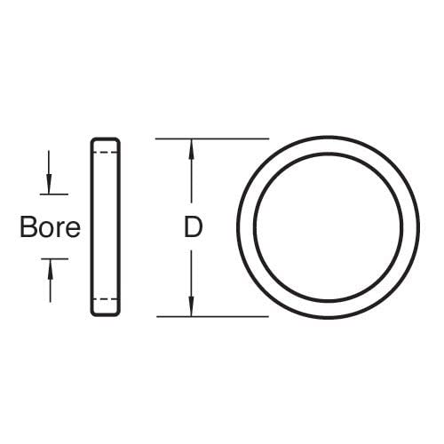 Rondella professionale per sega (anelli di