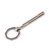 Technologie: Plating WATPET Hardware-Hasspene Titan-Legierung Schlüsselanhänger Gurt-Haken-Klipp-Wallet Kette Schnalle Multi-Funktions-Schlüsselanhänger Außen Reise-Equipment für Holzzaun (Color : Gold)