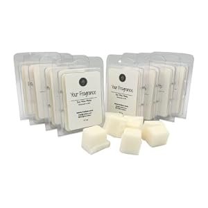rosbas, Soy Wax Melts, Green Tea, Lemon Grass Scented, 8 Packs, 6 Cubes & 2.50 oz ea., Long-Lasting, Relaxation, Air Freshener, Home, Office, for Wax Warmers, Non-Toxic, Handmade in USA