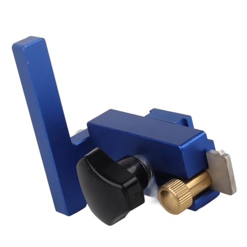 Aramox Standard T Track Stop Tool for Carpenter, Aluminum Alloy Fence Flip Limit (45#)