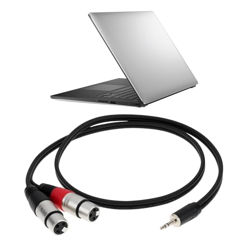 Cable Adaptador Audio Jack 3.5mm a XLR para Laptop miniatura 4