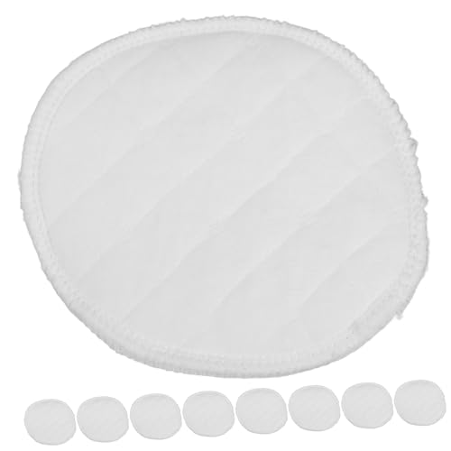 Hoement 10pcs Reusable Breastfeeding Pads Cotton Washable Nipple Pads for Maternity Soft and Absorbent Nursing Supplies