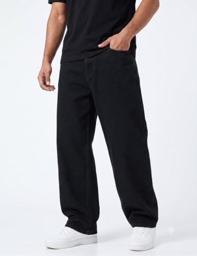 JAAR FASHION Baggy Fit Jeans for Men Blue - Image 3