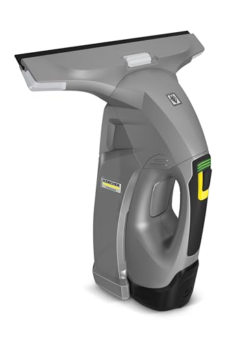 Kärcher WVP 10 Limpiadora de Cristales para Limpieza sin Marcas en Ventanas, baldosas y Todo Tipo de Superficies Lisas, Gris