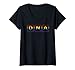 Donna It's In My DNA shirt LGBTQ Gay Pride Scrabble Day Gioco da tavolo Maglietta con Collo a V