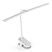Produktbild Neuartige Aufstecklampe, kabellose Tischlampe, Doppelscheinwerfer, wiederaufladbare Tischlampe, geeignet zum Lesen/Beleuchten/Arbeiten Weiß
