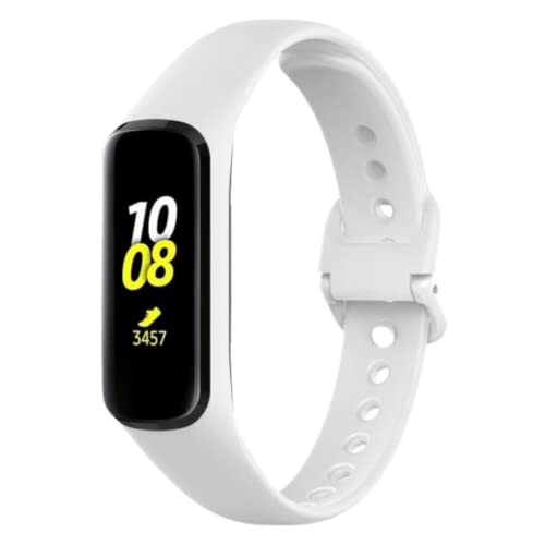 Pulseira De Silicone para Galaxy Fit2 - R220, Pulseira de substituição (Branco)