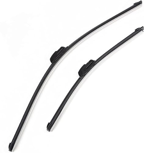 AUTOZOCO Pack de 2 Escobillas limpiaparabrisas delantero Montaje U (60cm-42.5cm), escobilla 60 cm + escobilla 42.5 cm, Escobilla coche, limpiaparabrisas delantero compatible con la mayoría vehículos
