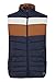 Produktbild Blend Kristian Herren Weste Steppweste Outdoor Weste leicht wattiert mit Stehkragen, Größe:XL, Farbe:Dress Blues (194024)