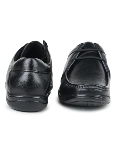 Image of Zoom Shoes ZA-3690 Men's Genuine Leather Derby Formal Shoes | Lightweight, Comfortable & Stylish Lace-Ups for Office, Business