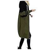 Jacke Damen übergangsJacke Herbst Funktionjacke Loose Fit Kapuzenpulli Softshelljacke mit Taschen Fleecejacke Damenjacke Steppmantel Übergangsmantel Herbstjacke Strickjacke für Jagd Wandern Camping