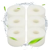 【Premium-Schwammmaterial】Unsere Schwimmbadfilter bestehen aus hochwertigen Schwämmen mit guter Flexibilität; Es ist einfacher zu reinigen und zu warten als herkömmliche Papierfilter und hat eine längere Lebensdauer