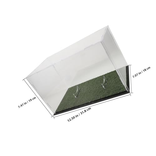 Boîte rugby acrylique accès facile avec support de rangement vert - 4