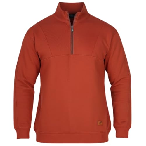 Image of Men's Lightweight Front Zip Pullover - Trendy Fleece Sweatshirt for Winter Wear
