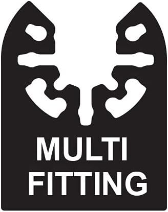 Faithfull FAIMFKIT3 Wood Cutting, Oscillating Multi-Function Tool Blade 3 Piece Set, Compatable with Most Popular Multi Tool Brands