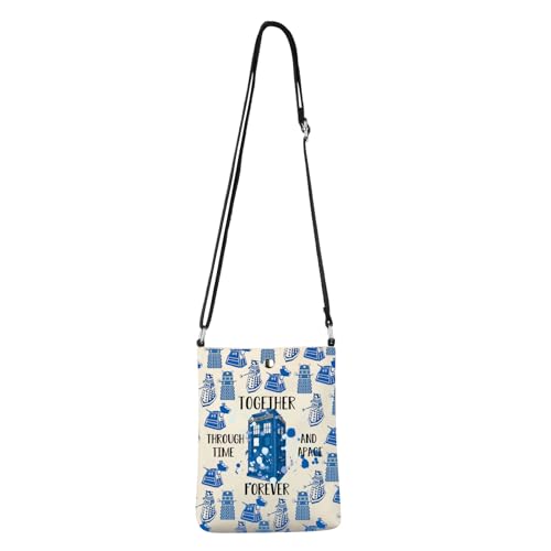 Doctor Crossbody Bag Doctor Movie Fans Gift Doctor TV Show Gifts Police Box Gift Together Forever Through Time And Space Handbag 6
