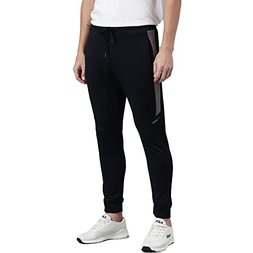 Image of Proline Solid Cotton Regular Fit Men's Track Pants